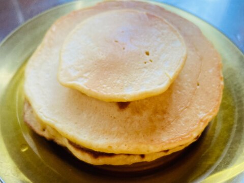 小麦粉で本格ホットケーキ